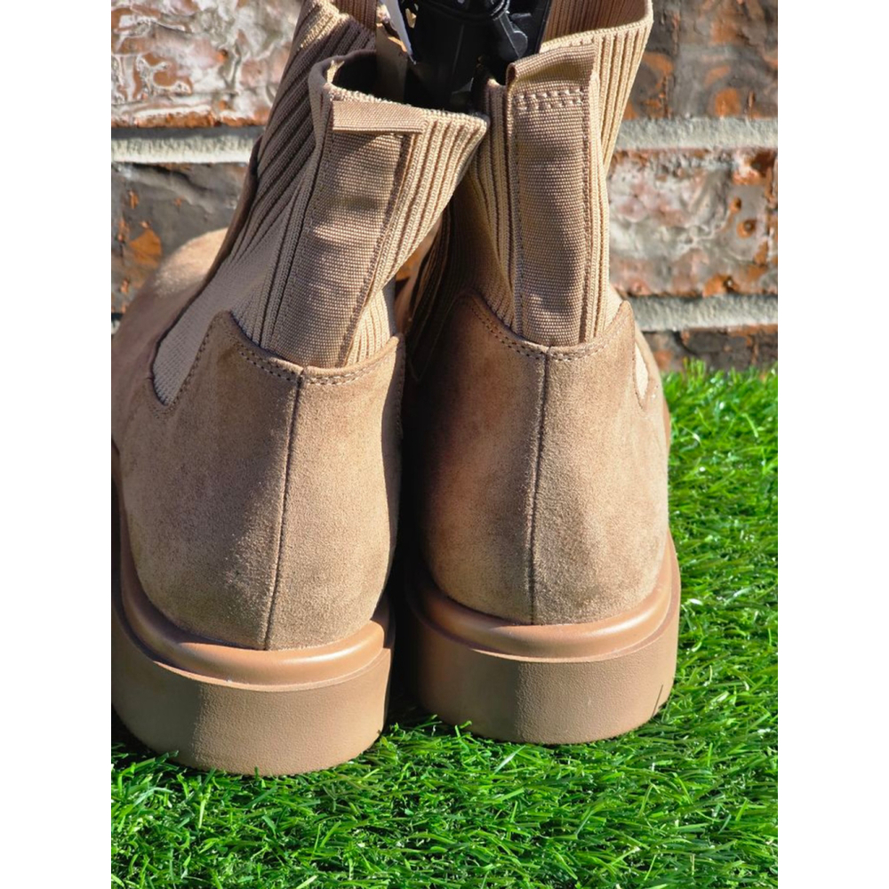 No Boundaries Ankle Boots Women's Size 11 Sand Memory Foam - Picture 4 of 7